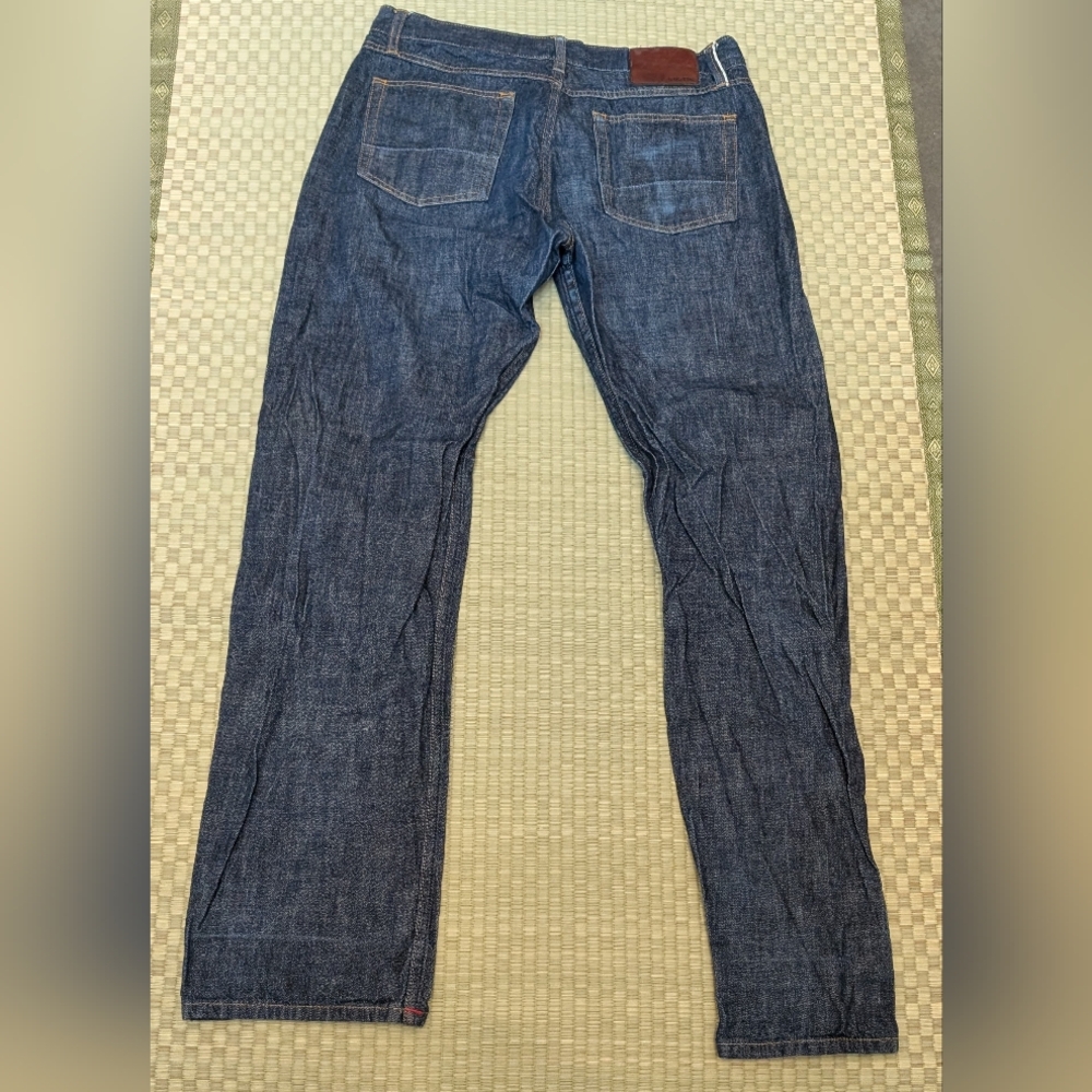Gustin #37 Super Light Selvedge Denim Straight Jeans Men's Size 35 Made in USA - Picture 2 of 9